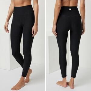 Vuori Clean Elevation Legging in Black Heather Womens Size S *EUC